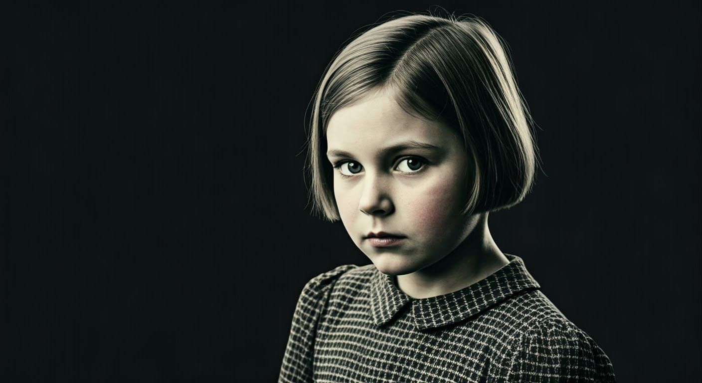 Young German Girl in Dadaist Photomontage Style