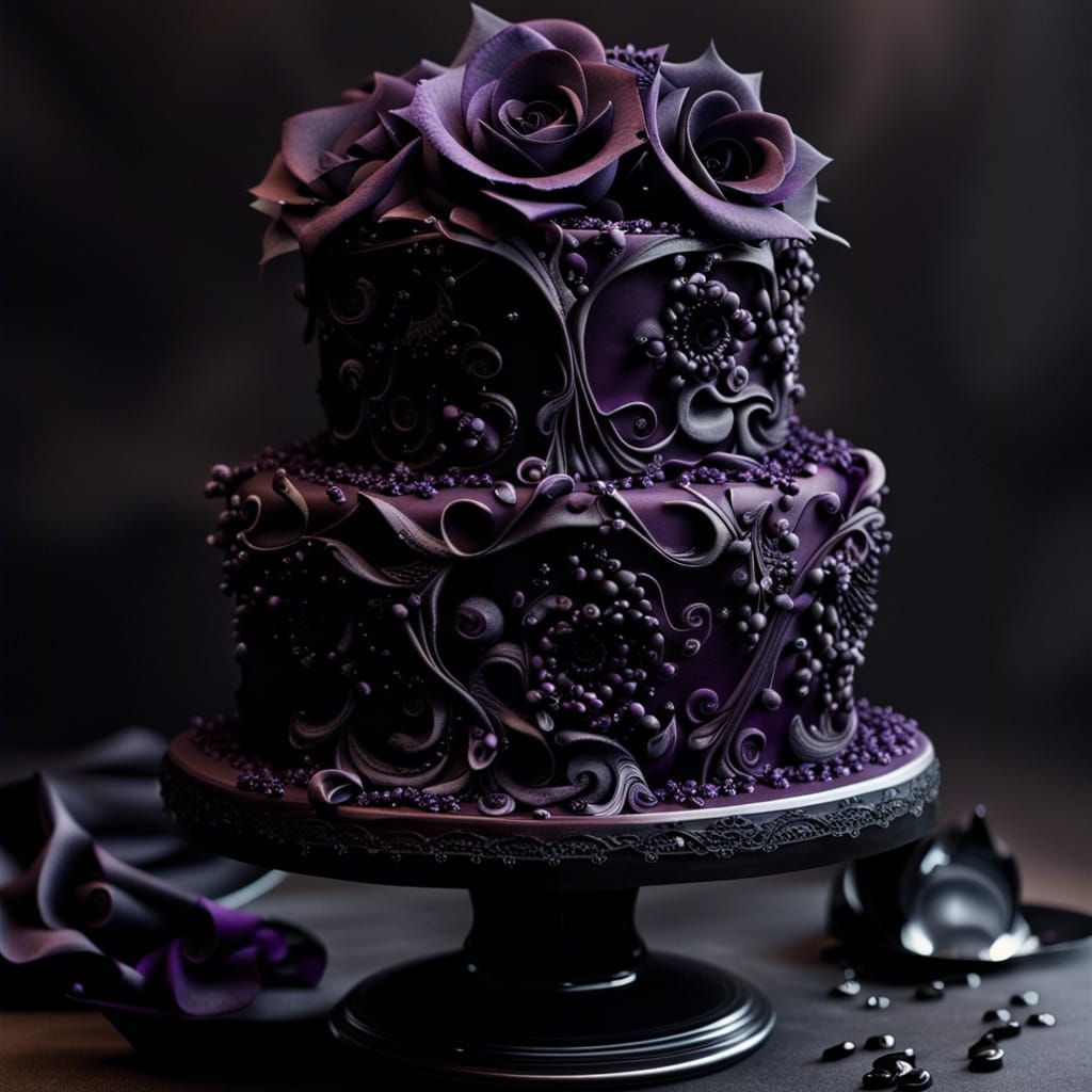 Goth Wedding Cake