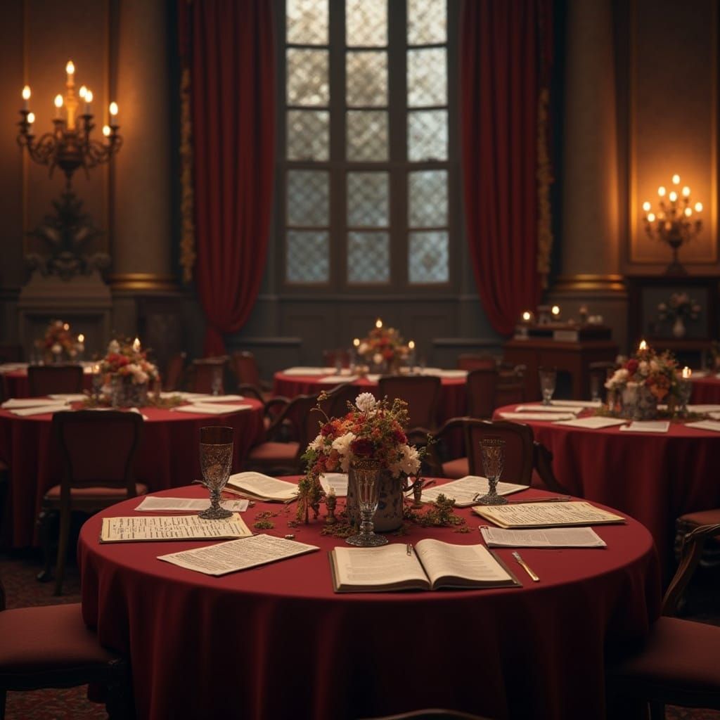 Mystical Professor in Hogwarts Robes