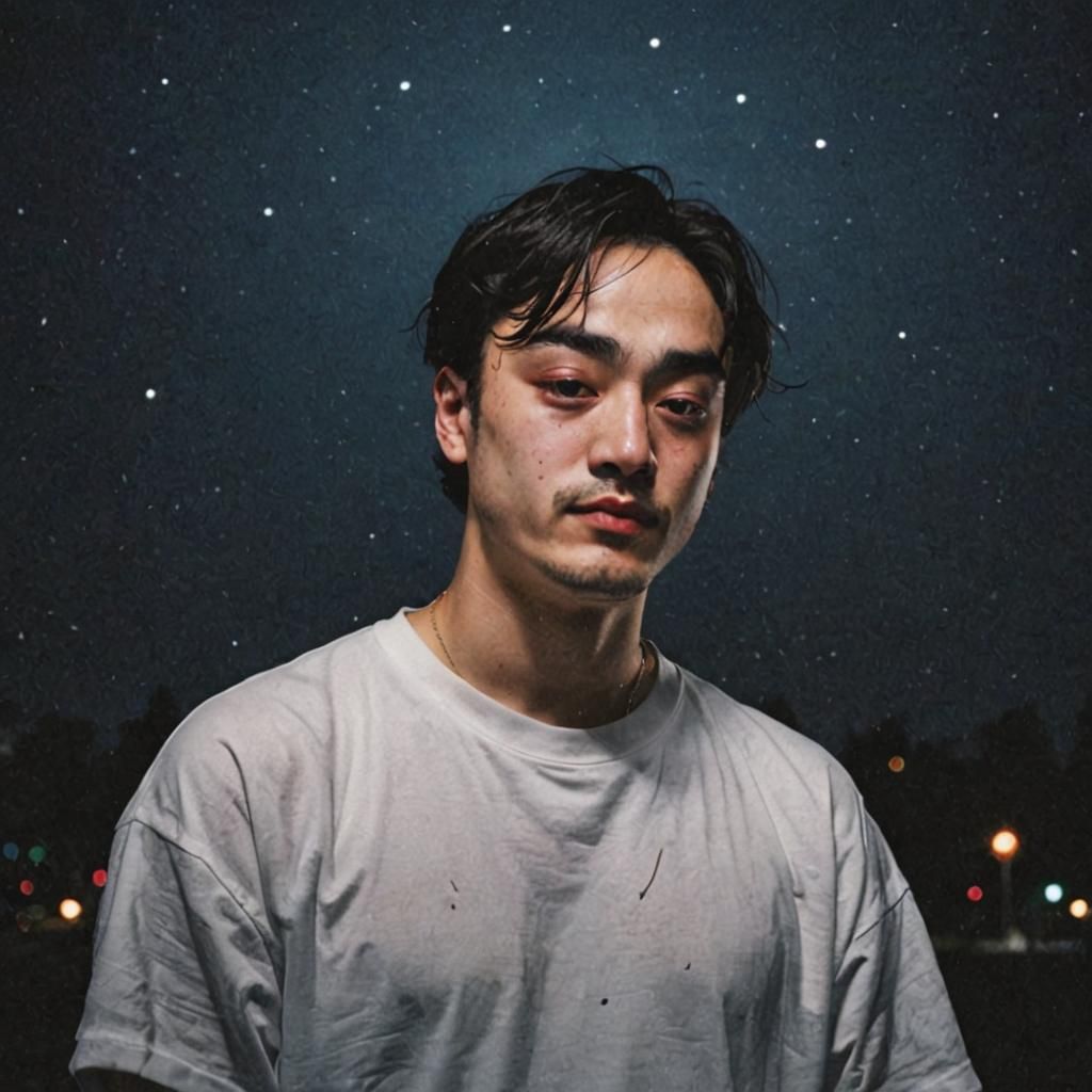 Figure Dancing Slowly in the Dark