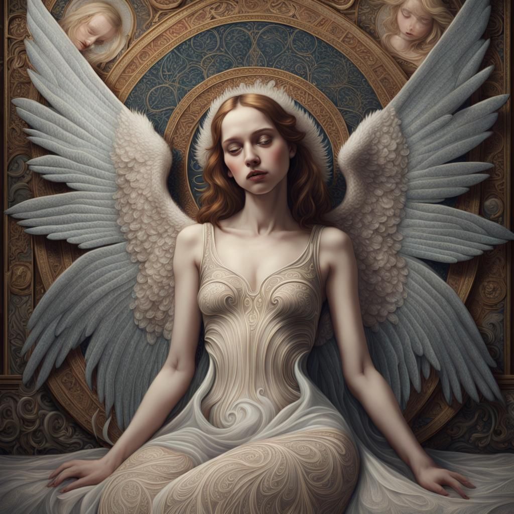 Fallen Angel in Renaissance Style