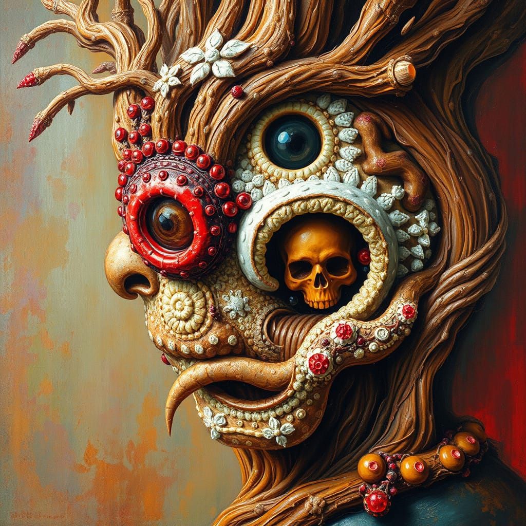 Red Gingerbread Surrealism