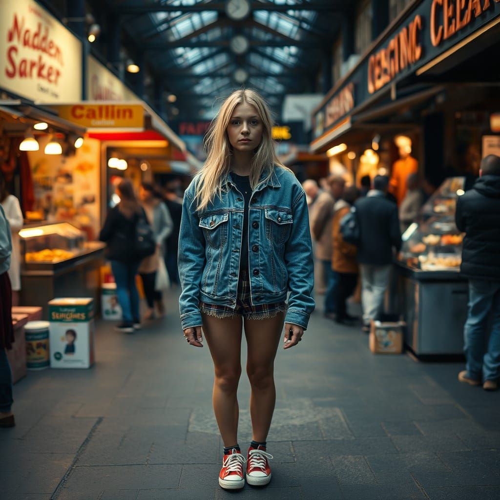 Melancholy in Camden Market: Cinematic Street Photography