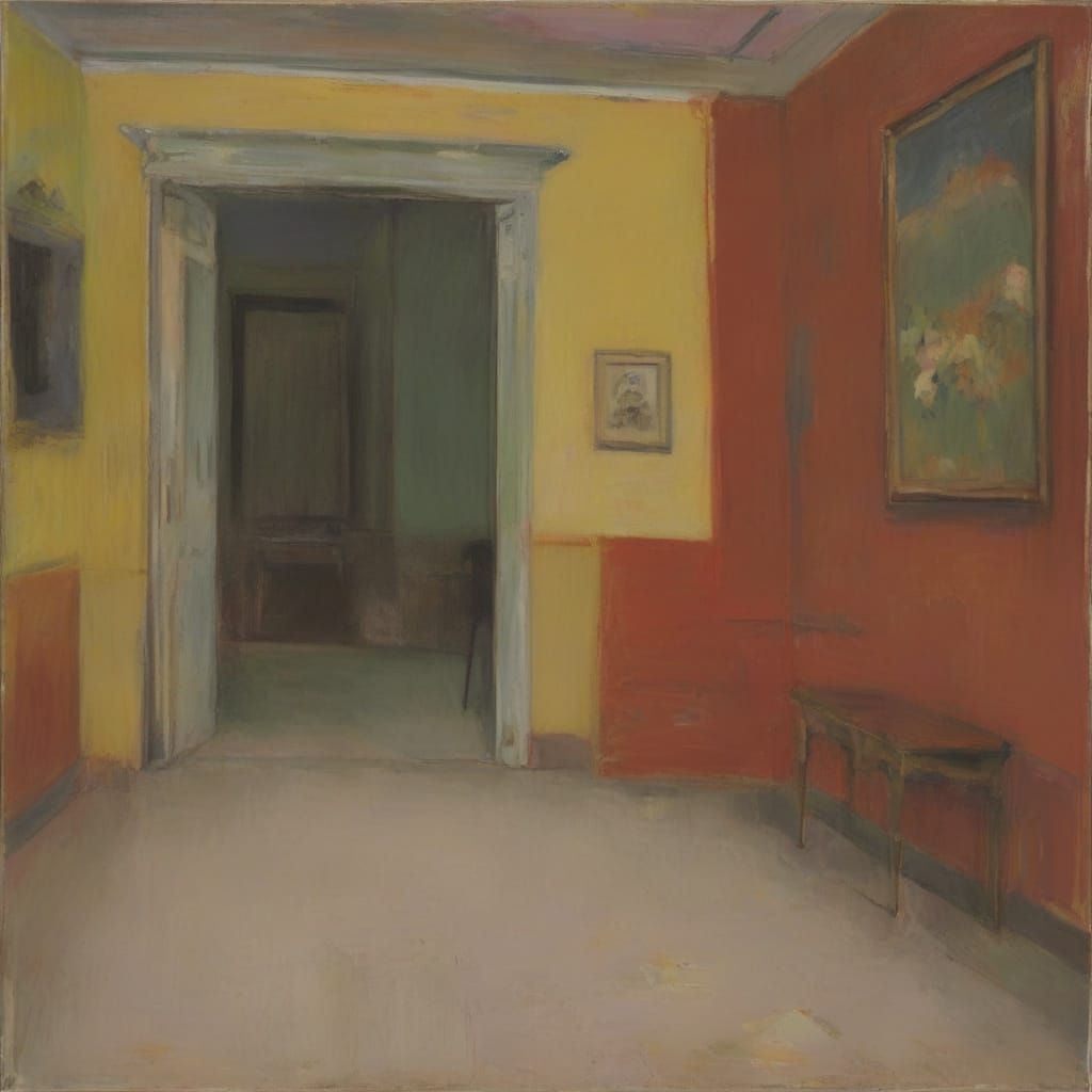 Abstract Expressionist Landscape Inspired by Rothko and Somo...