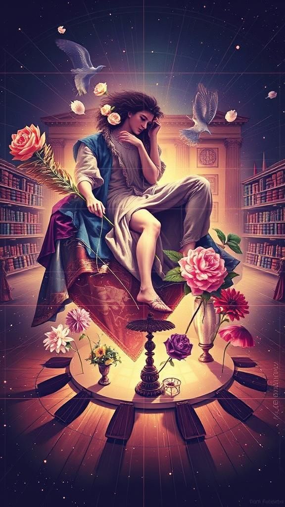 Ethereal White Mist in Neoclassical Digital Art Style