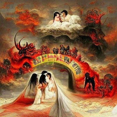 Marriage of Heaven and Hell: AI Art