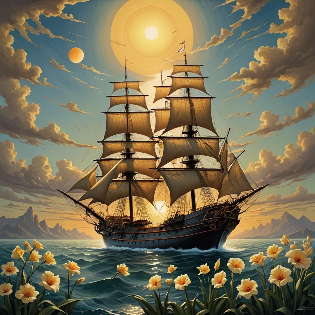 a sailing ship