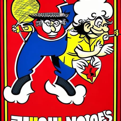 Psychedelic Abstract Art in Triadic Colors