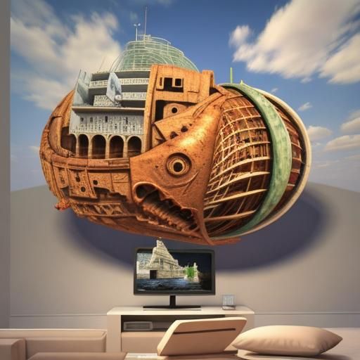 Abstract 3D Rendered Masterpiece