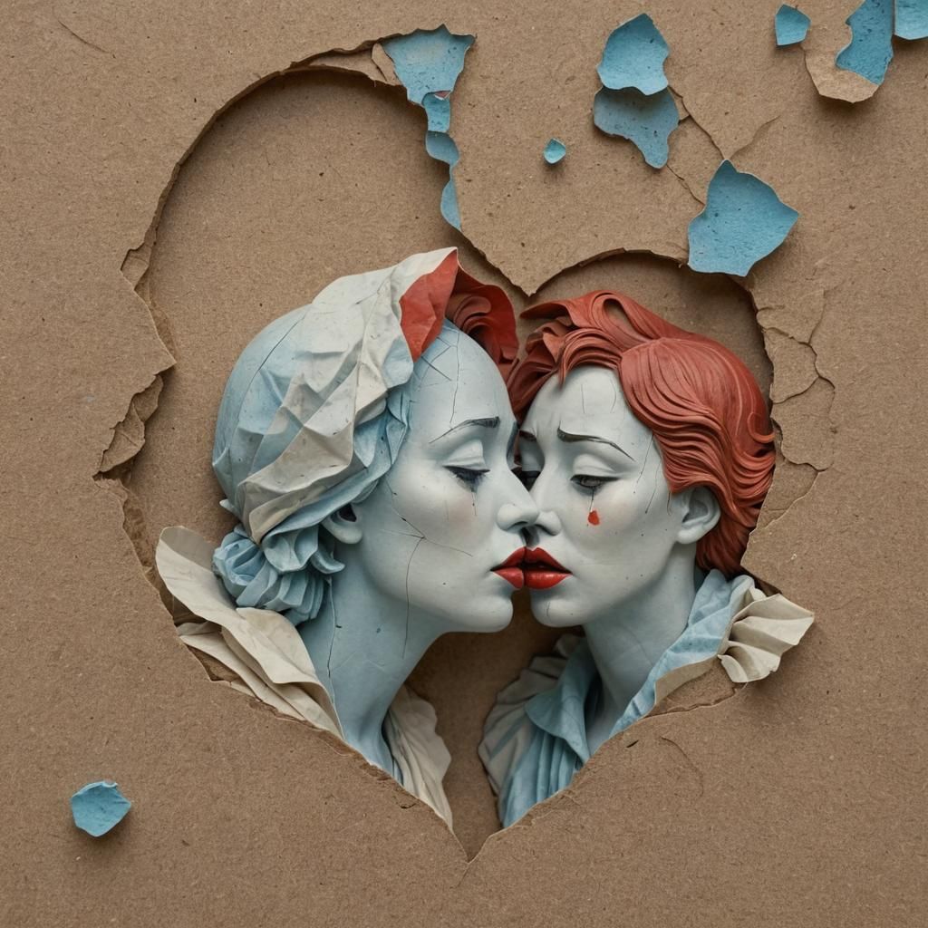 "Kirigami Kiss"