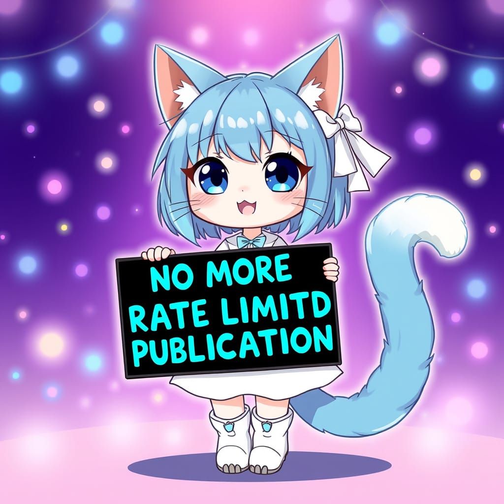 Kawaii Anime Catgirl Defies Rate Limiting in Dreamy, Whimsic...