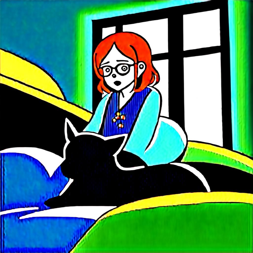 Girl with Braids in Steampunk Setting