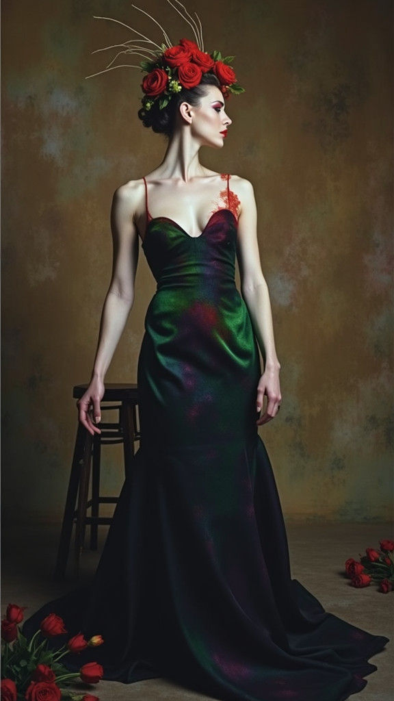 Surreal Demon Art in Haute Couture Fashion