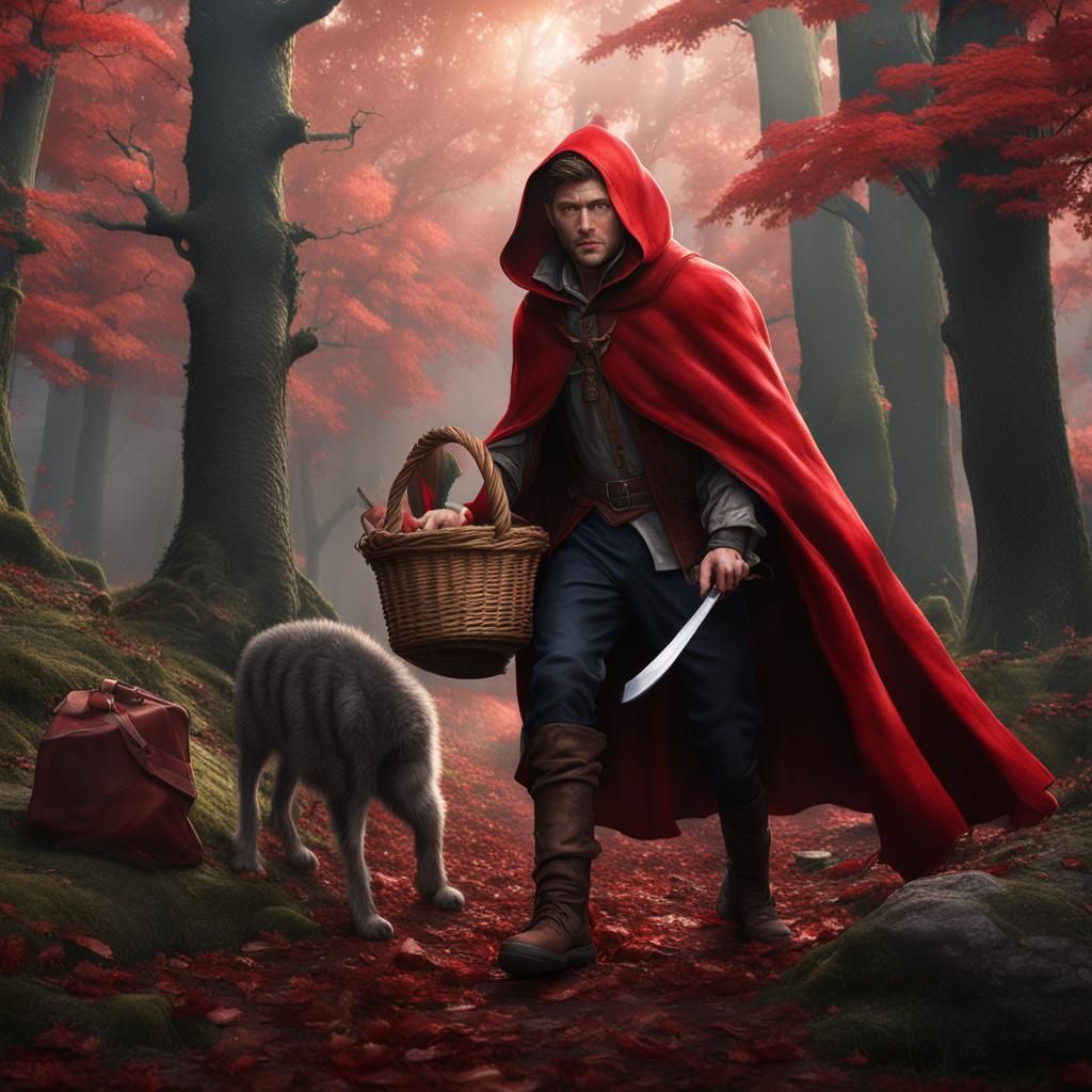 Jensen Ackles as Little Red Riding Hood