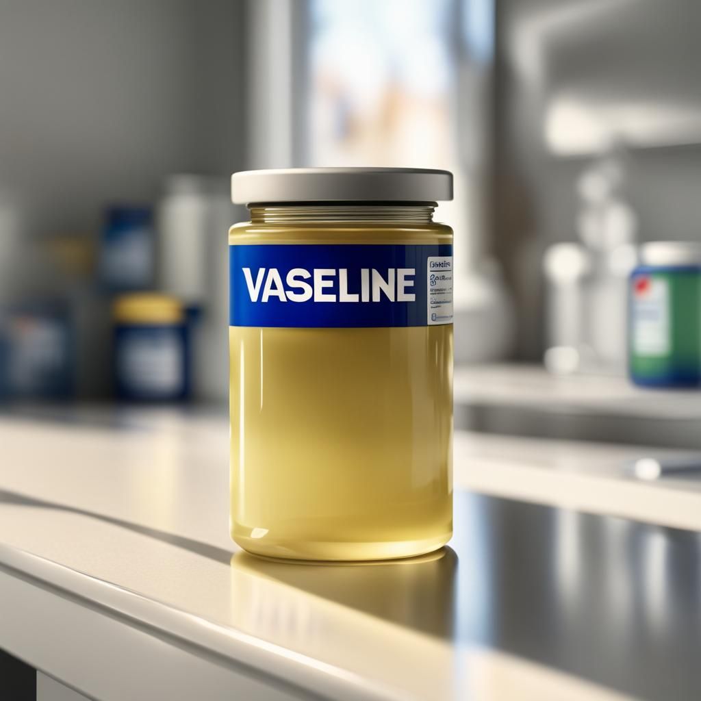 Detailed Vaseline Jar in Bauhaus Style