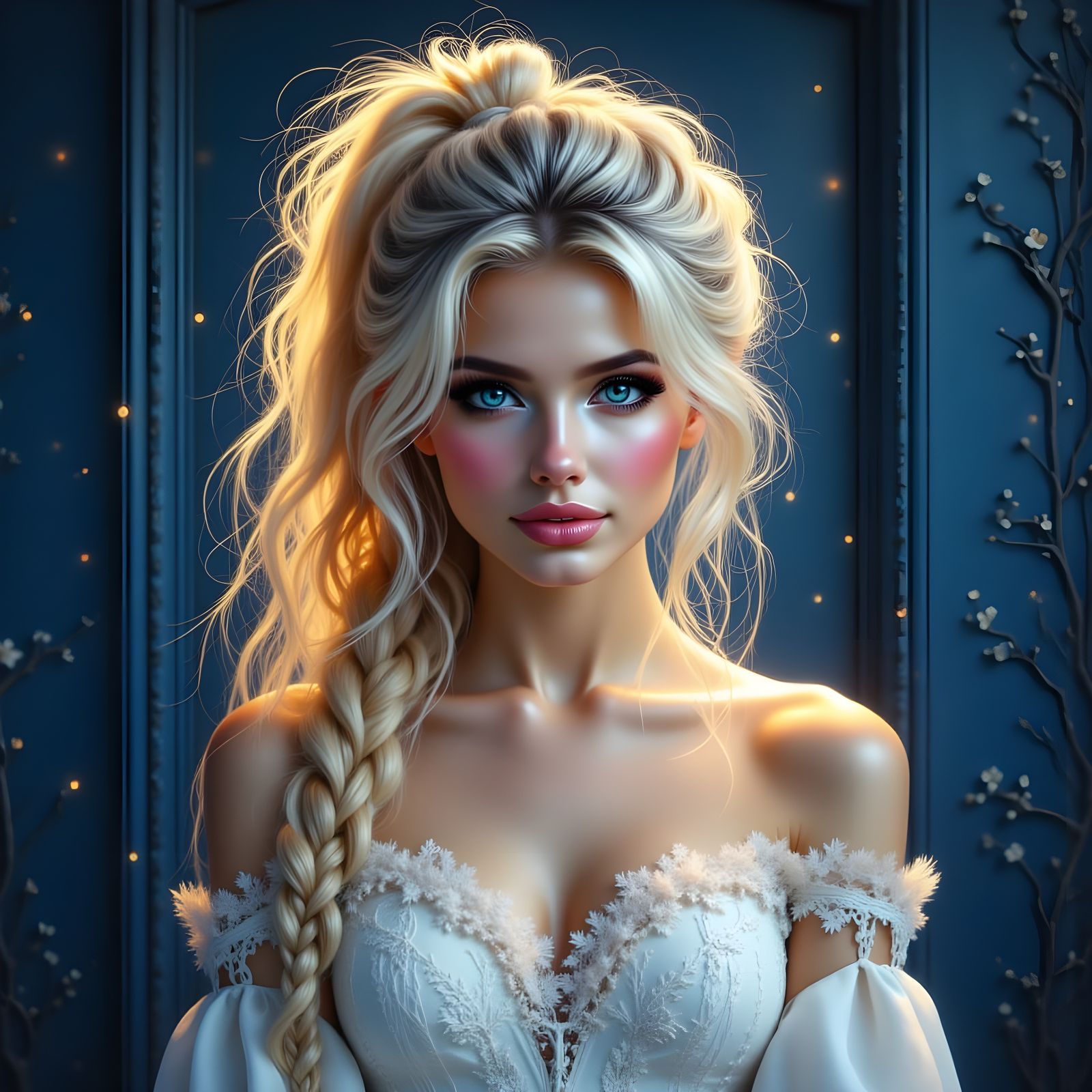 Angelic Norse Goddess of Love Portrait