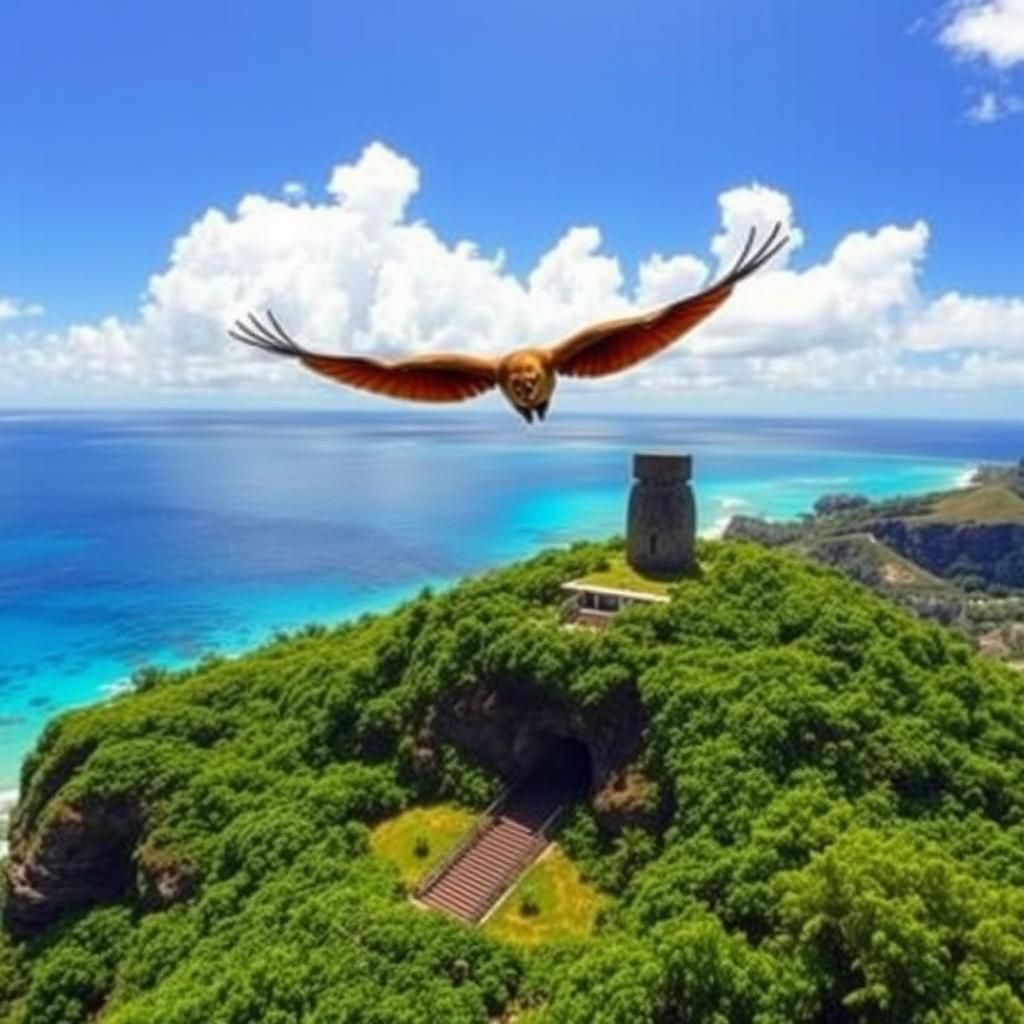Flying Fox at Ha’amonga ‘a Maui, Tonga