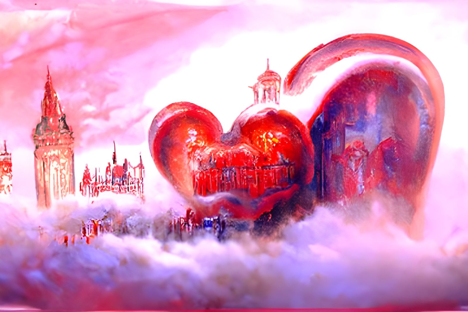 Ethereal Fantasy British Heart Foundation Painting