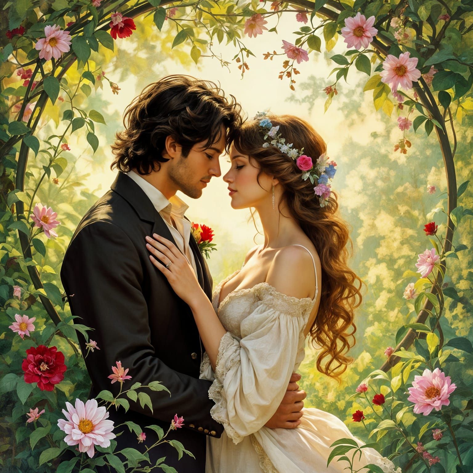 Romantic Impressionist Dreamscape Art