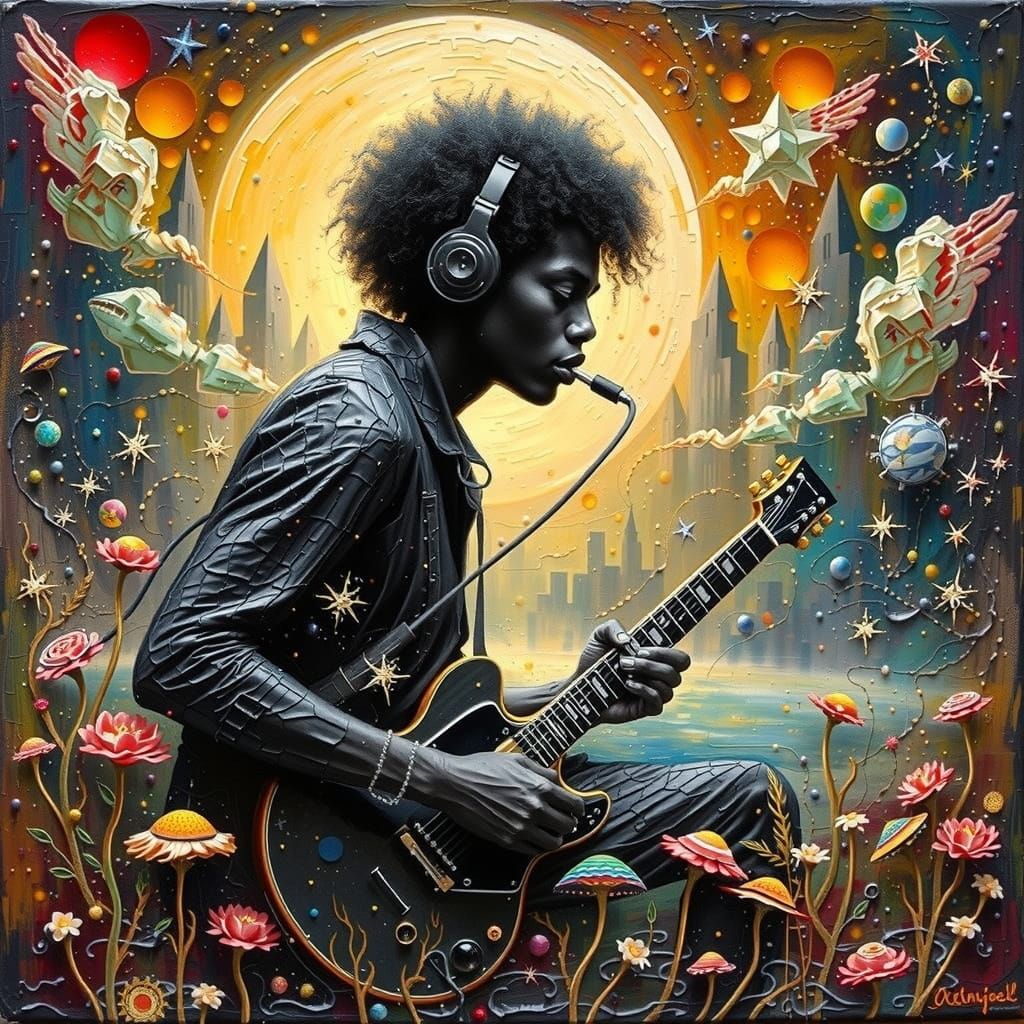 Cosmic Rockstar Emerging in a Hazy Sky