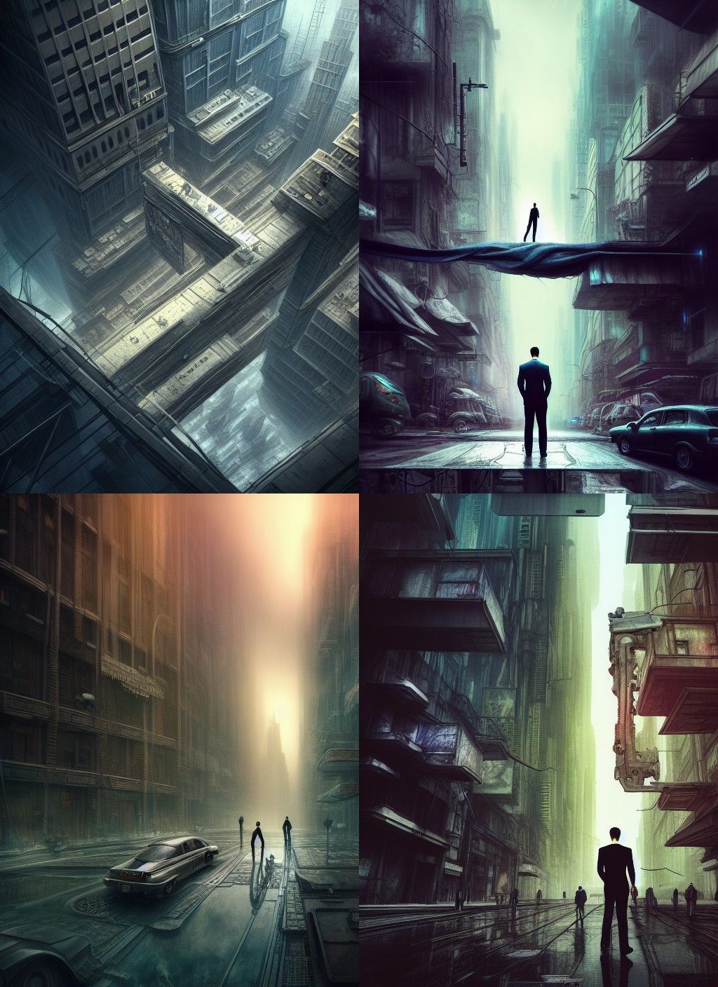 Colorful Post-Apocalyptic City in Photorealistic Rendering