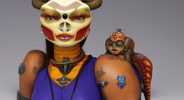 Jungle Empress: Dark Fantasy Masterpiece