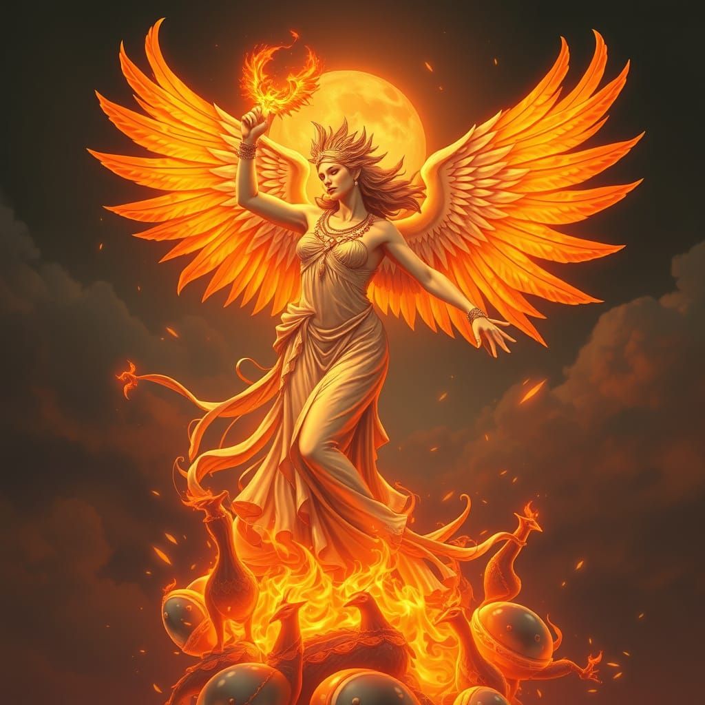 Goddess of the Phoenix in Ancient Greek Mythology