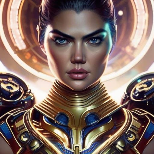 Kate Upton as Gold Android in Sci-Fi Starfield