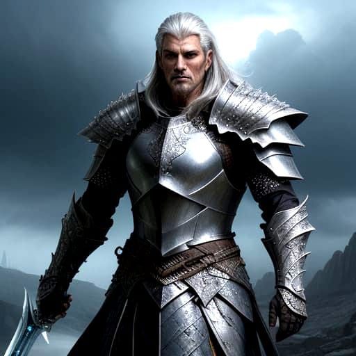 Warrior in Intricate Glass Armor