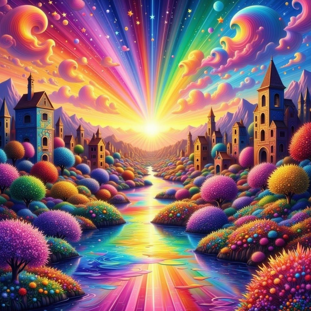 Prisms are used in the landscape,