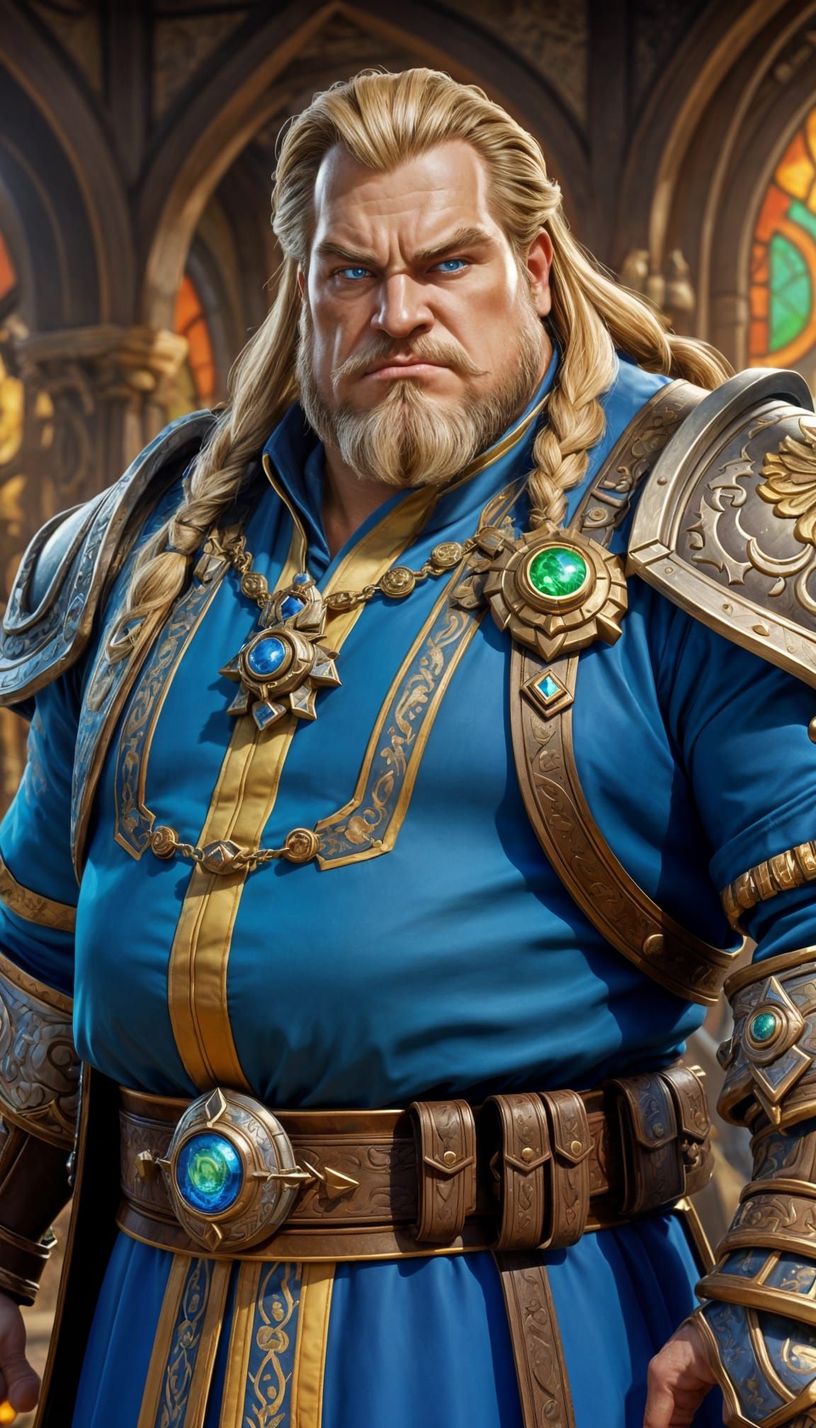 Warcraft-Style Governor in Noble Clothes