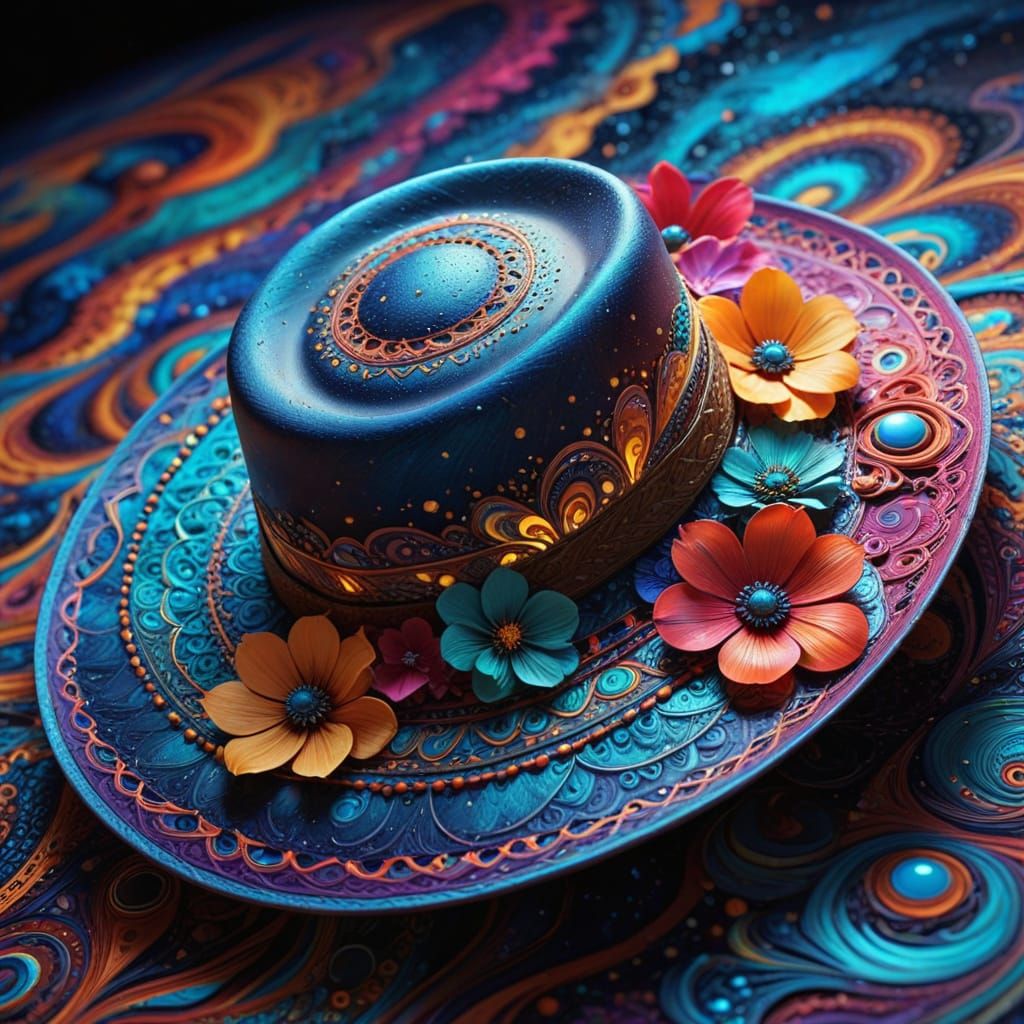 Three Unique Hats: Walnut, Petal, and Marble Creations