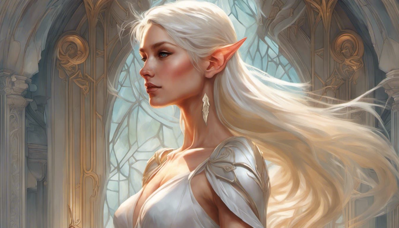 Elf and Ratkin Girl Portrait in 8k Resolution