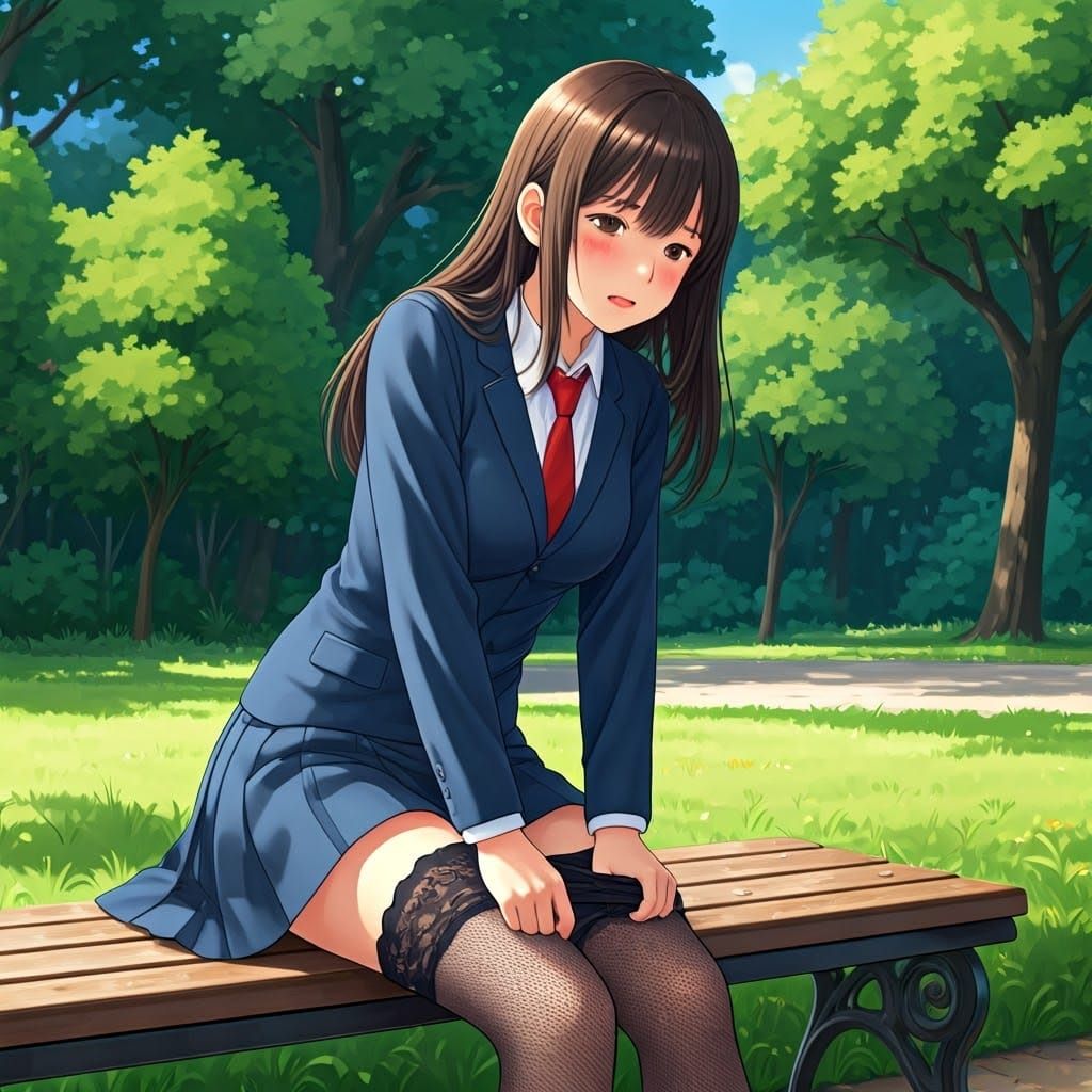 Modest Japanese Woman Caught Off Guard