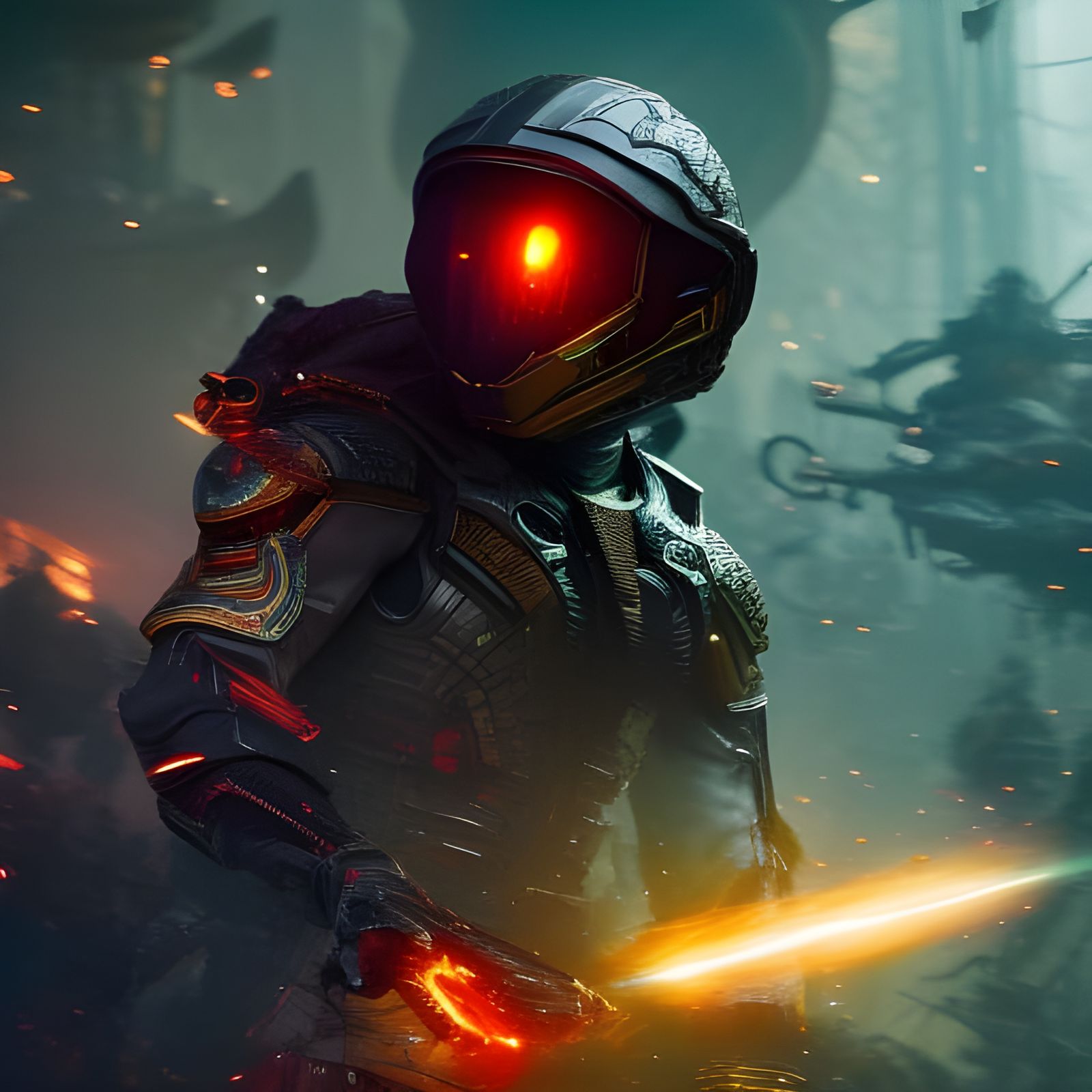 Fierce Woman: Hyperdetailed Photorealistic Digital Art