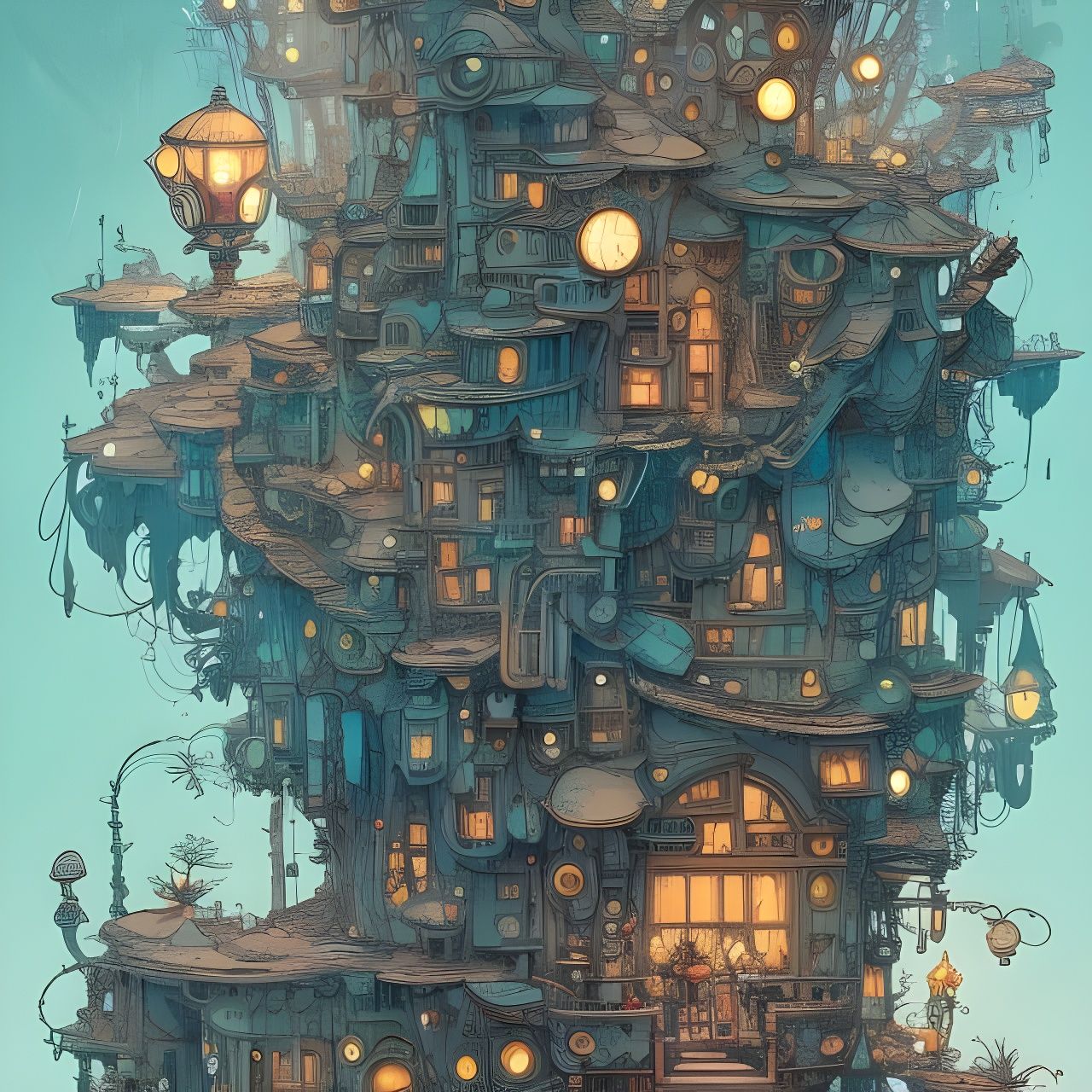 Anime-Inspired 3D Comic Animation in Pop Art Style