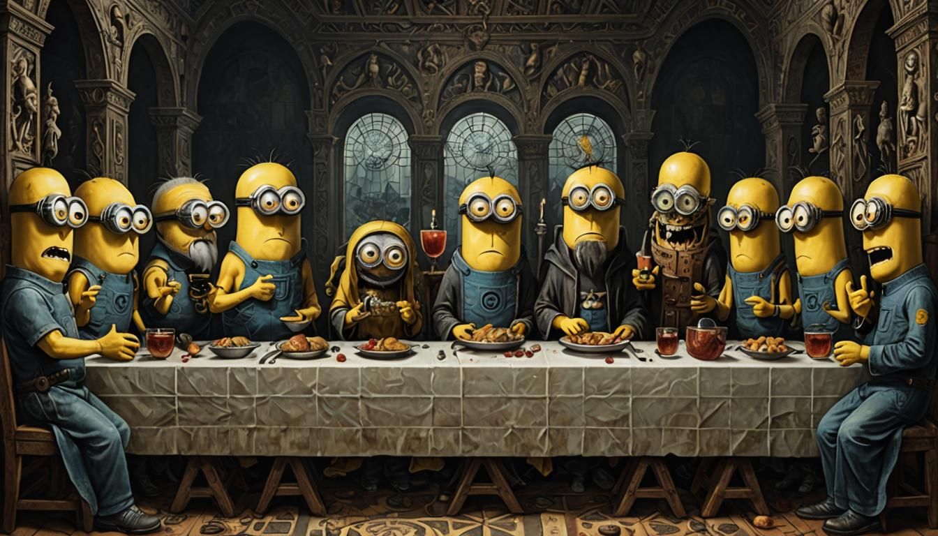 Minions last supper