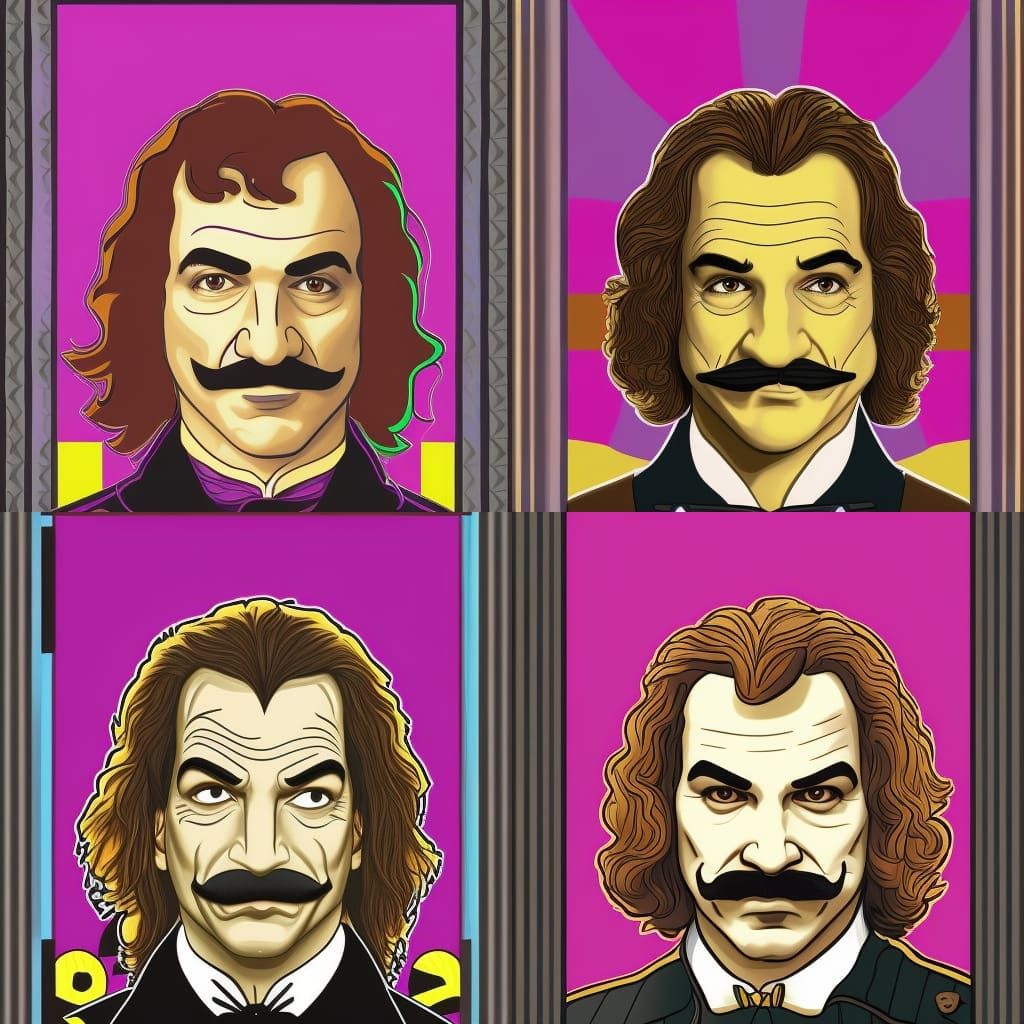 Inigo Montoya vs Willy Wonka Pop Art Meme