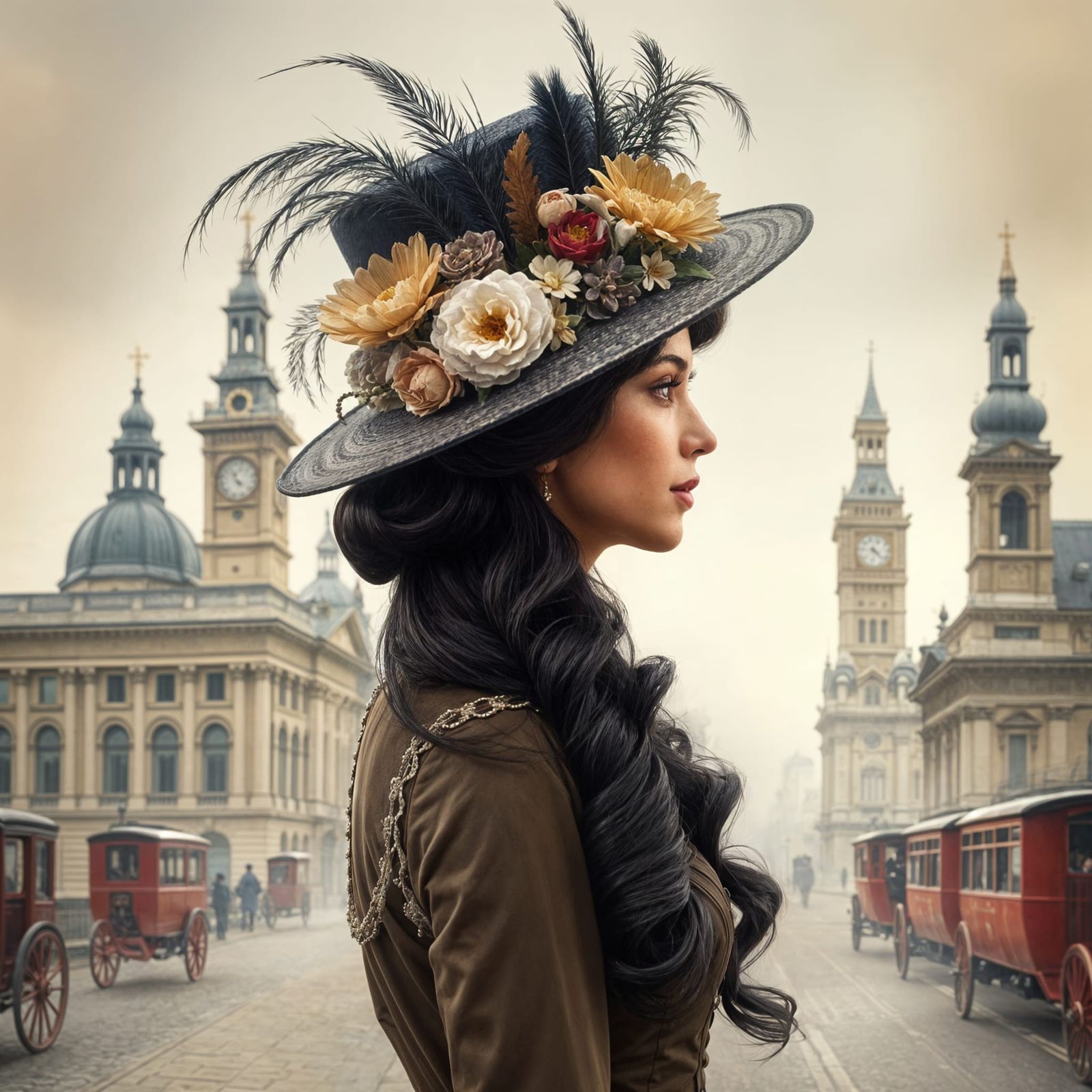Victorian Woman in London: An Impressionistic Portrait