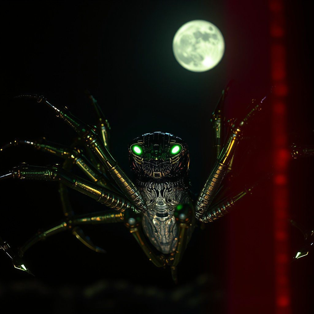 Cybernetic Creatures Emerge from the Dark: Sci-Fi Concept Ar...