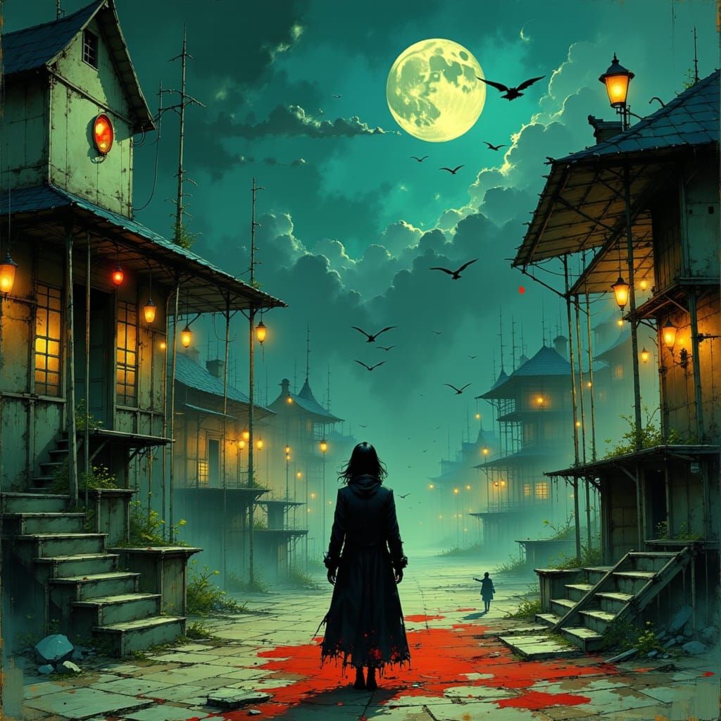 Mysterious Woman Walks Through Cursed Carnival