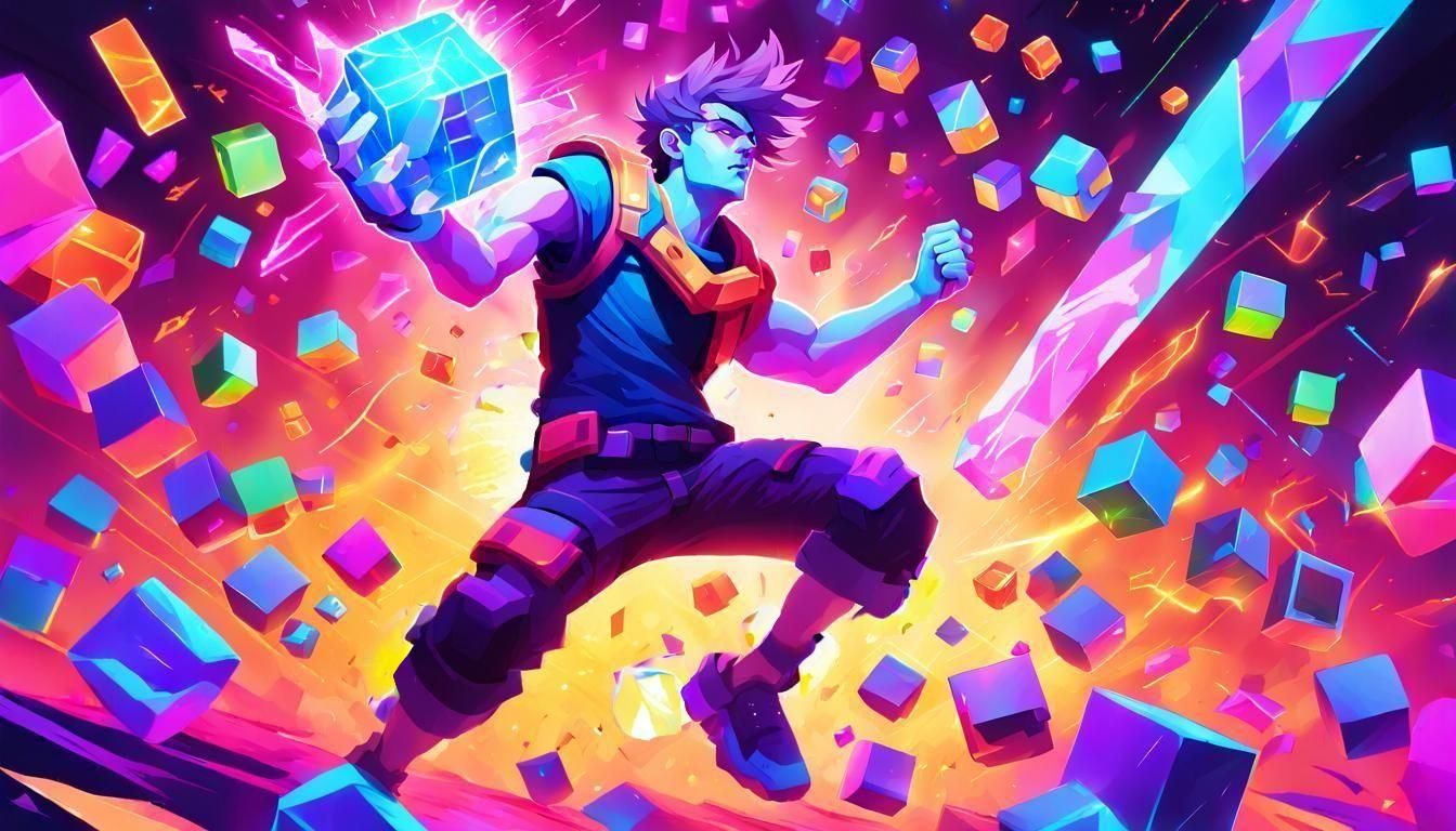 Abstract White and Yellow Light Explosion