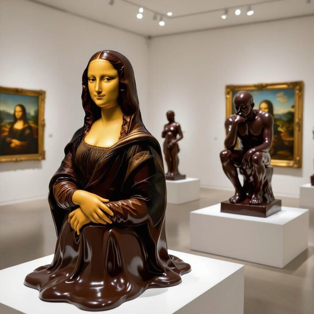 Chocolate Art Museum Inspired by Pop Art