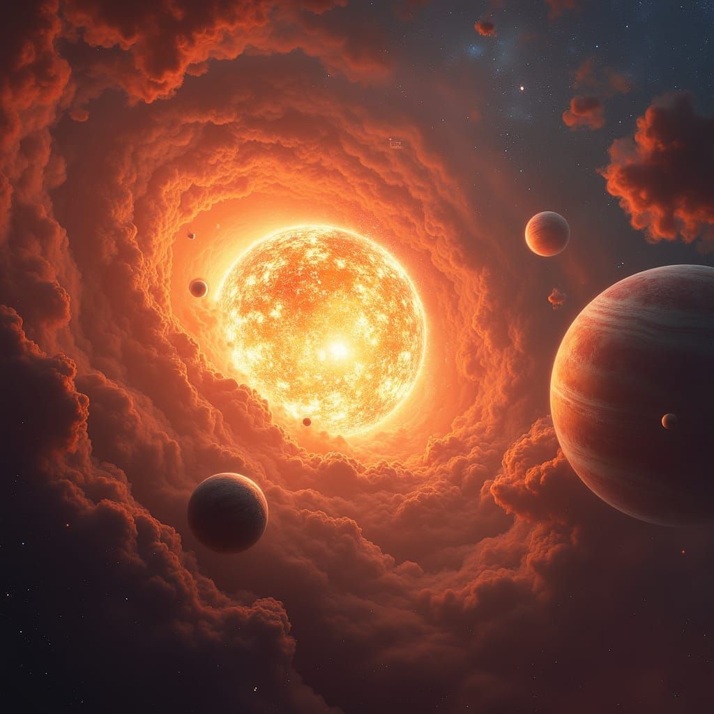 Supernova Explosion in Space Destroys Planets