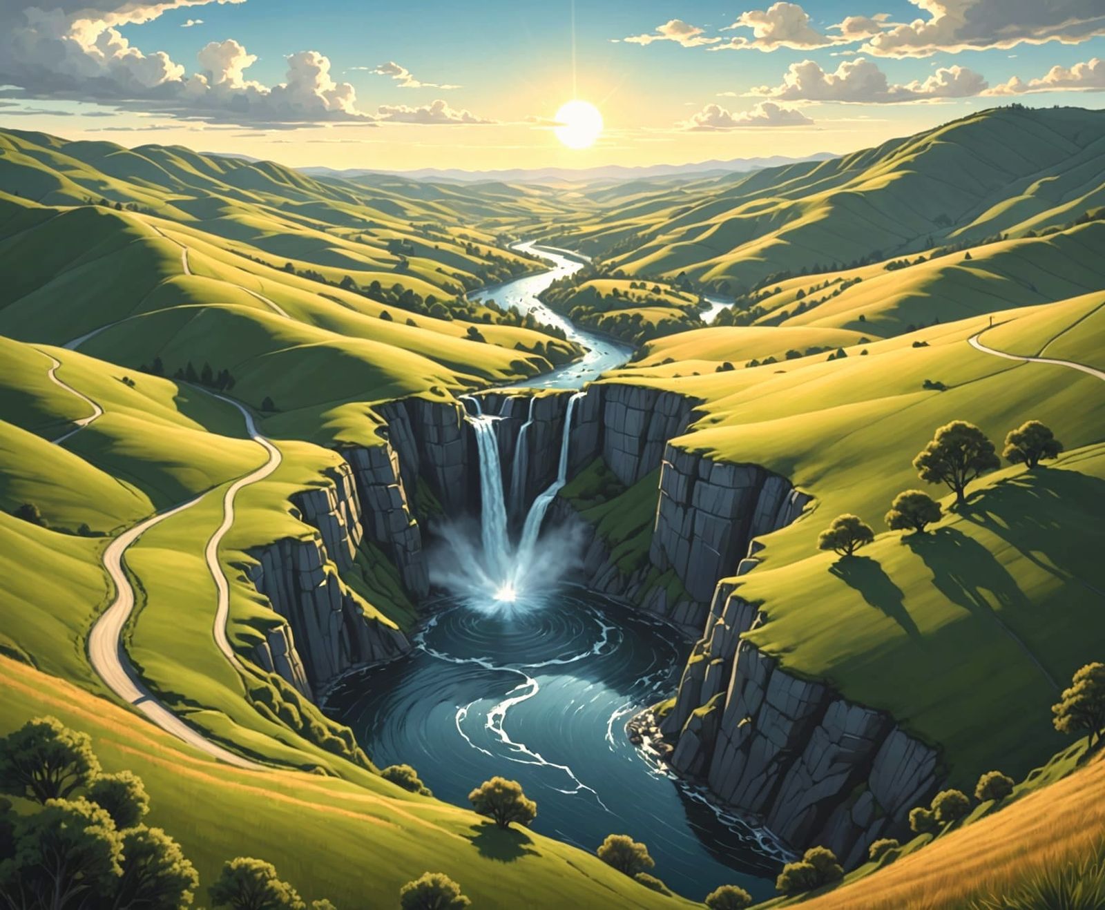 Pencil Tip Transforms Into Miniature Landscape