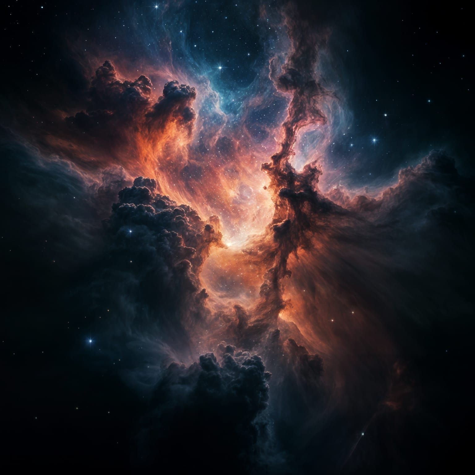 Cosmic Masterpiece: Wizard Nebula in Ethereal Glory
