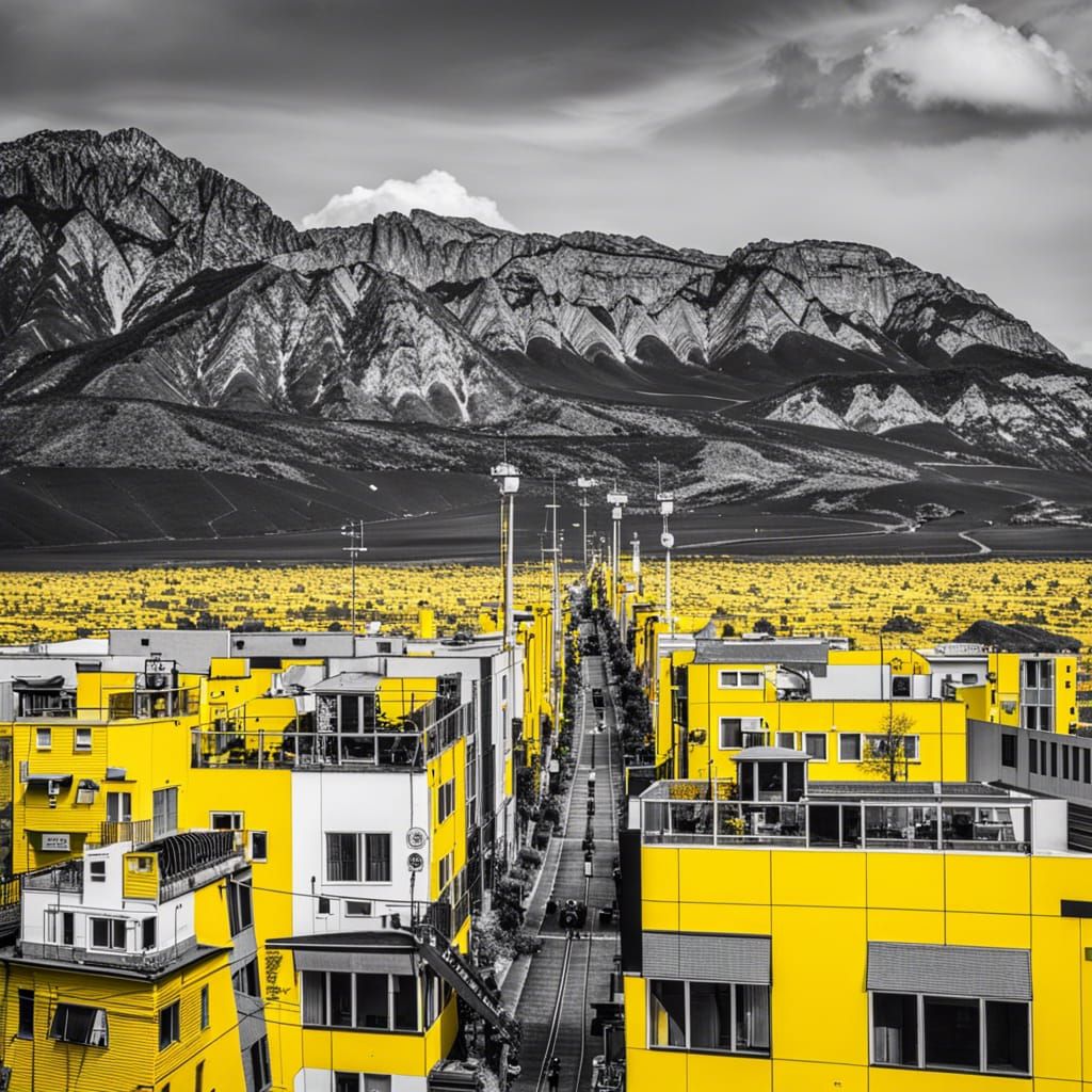 Minimalist Abstract: Life in Yellow