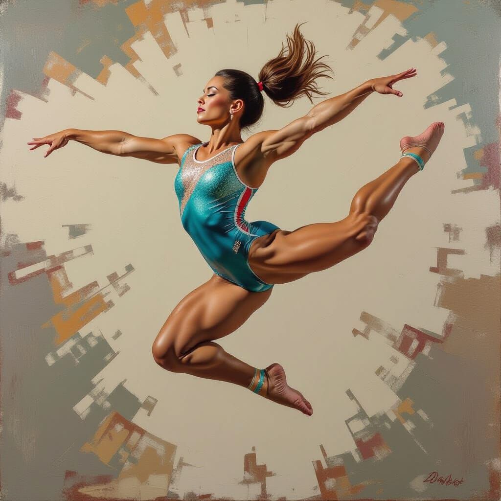 Asia D'Amato: Gymnastics Art in Blended Styles