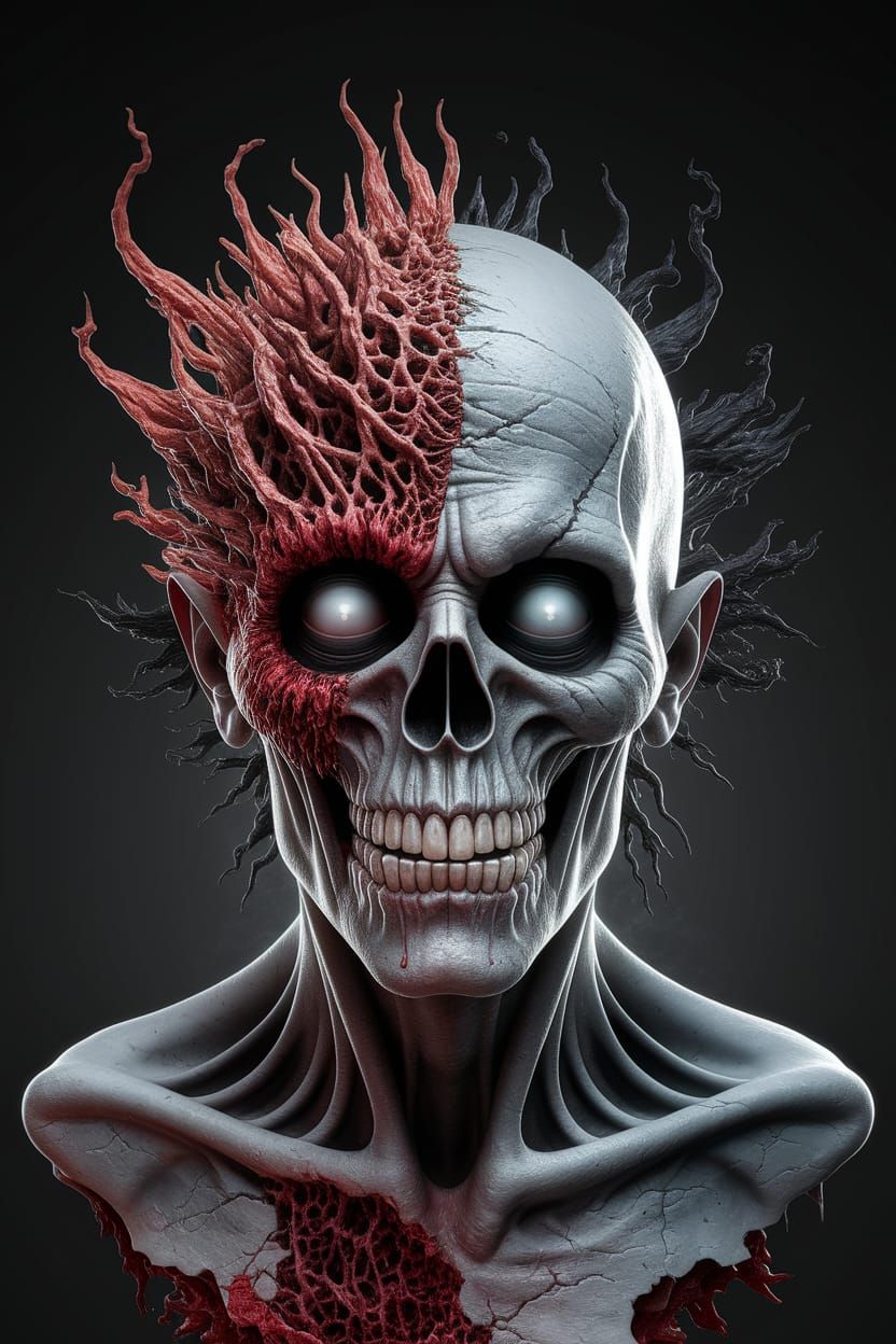 Stygian Torment in 3D Zombiecore Art