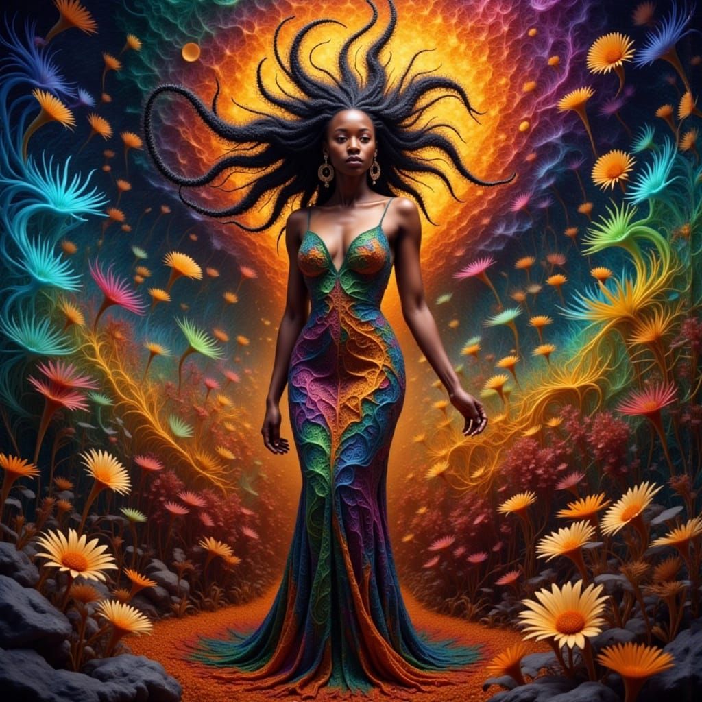 Ethereal Goddess of the Fractal Universe